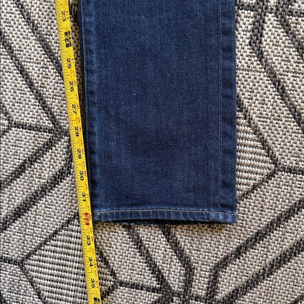 Citizens Of Humanity Low Rise No Distress Dark Wash Straight Leg Jeans Size 26 - Picture 8 of 10